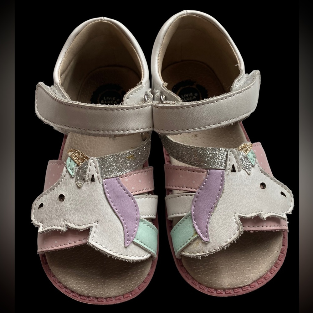 Livie & Luca Unicorn Shoes - Toddler 10